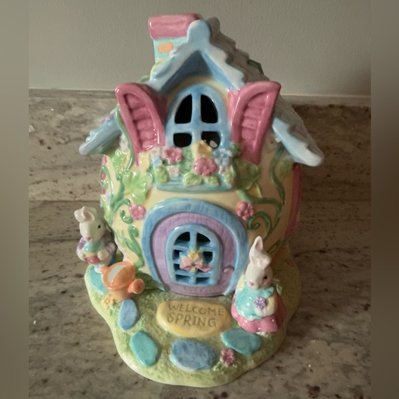 Avon Other - Vintage Avon 2003 Luminous Treasures Spring Garden Tealight House